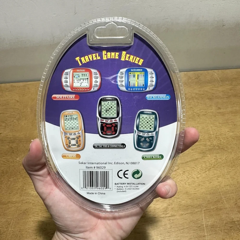 Sakar Travel Game Series Tic Tac Toe & Connecting 4 Handheld Electronic Game New - Picture 4 of 6